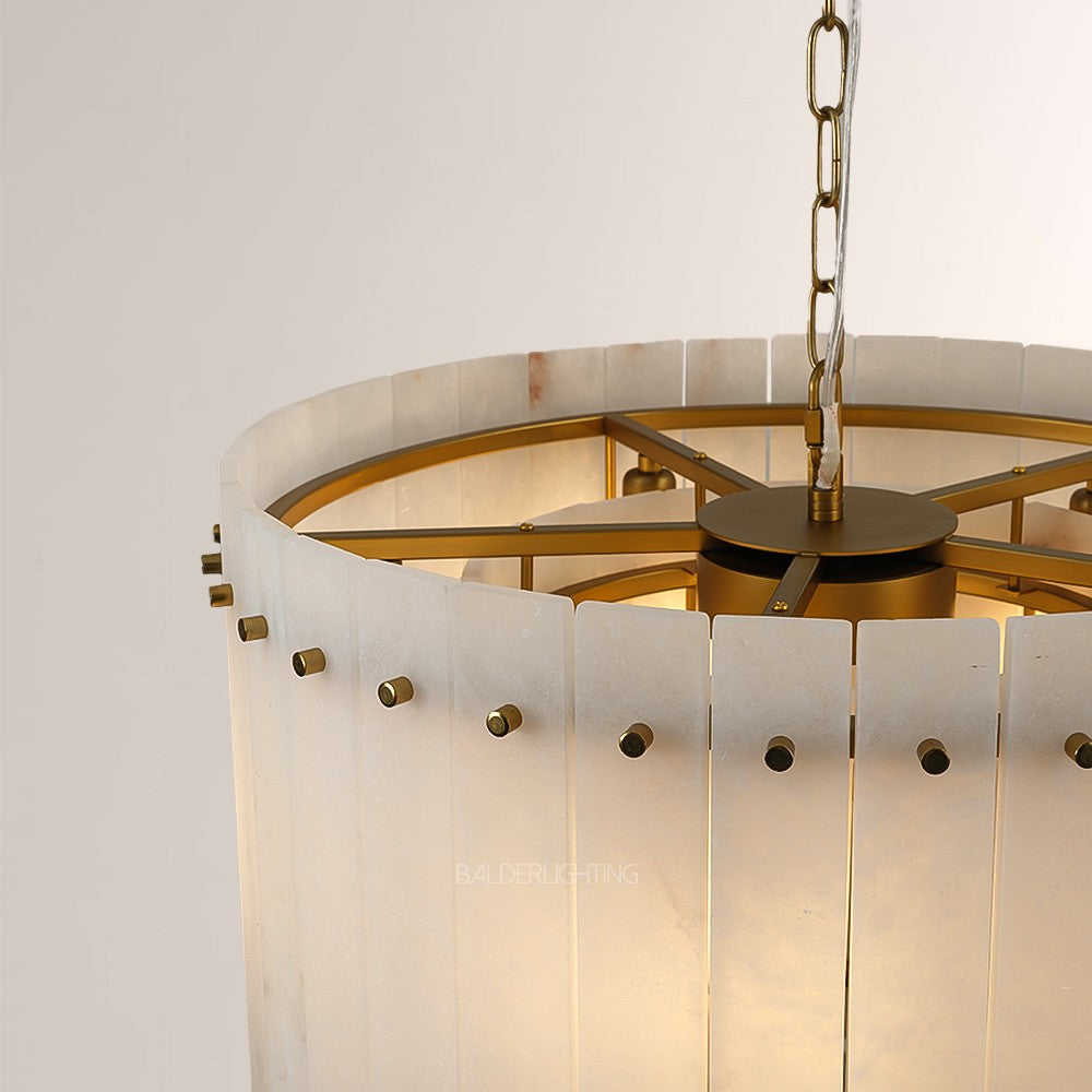 Clementine Onyx Round Chandelier 22"