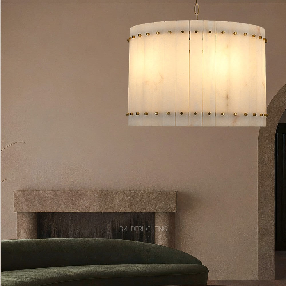 Clementine Onyx Round Chandelier 22"