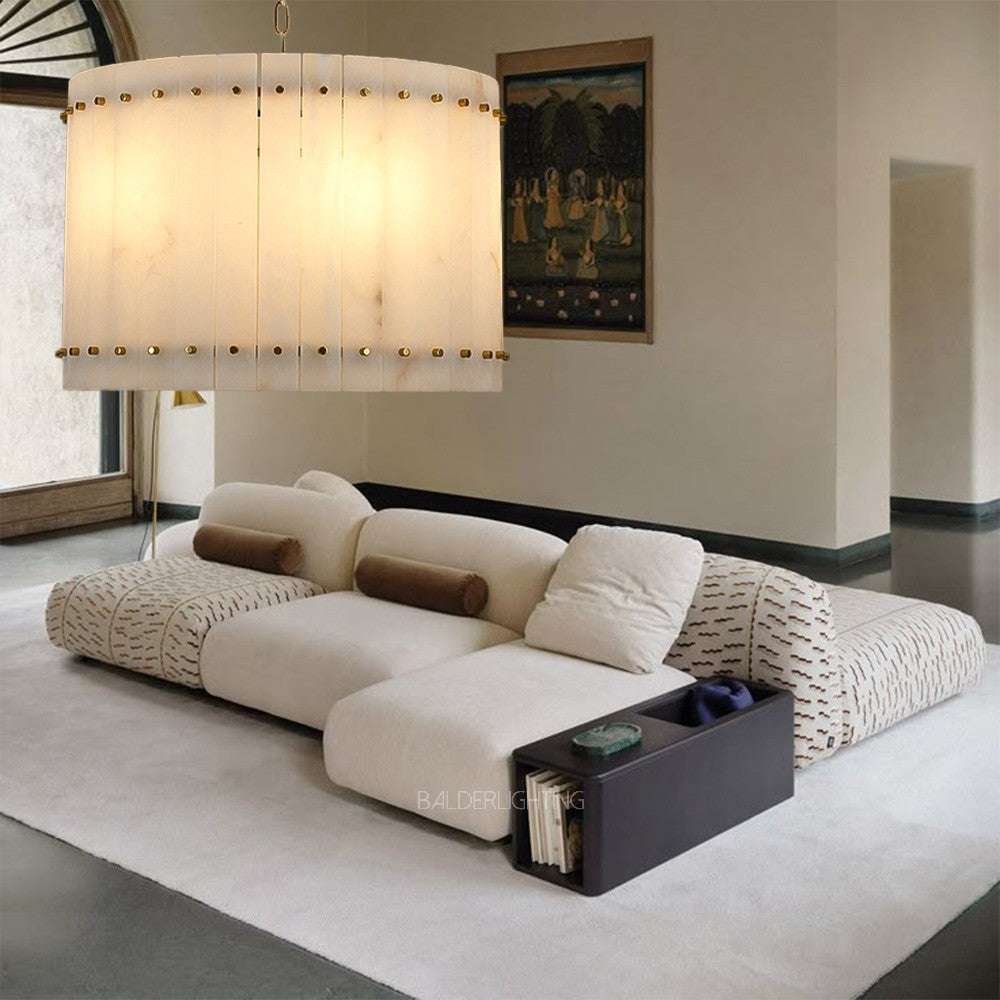 Clementine Onyx Round Chandelier 22"