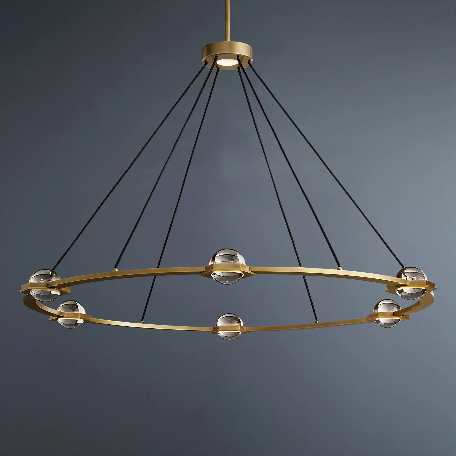 Éclatant Vintage Round Chandelier 48"-konalight