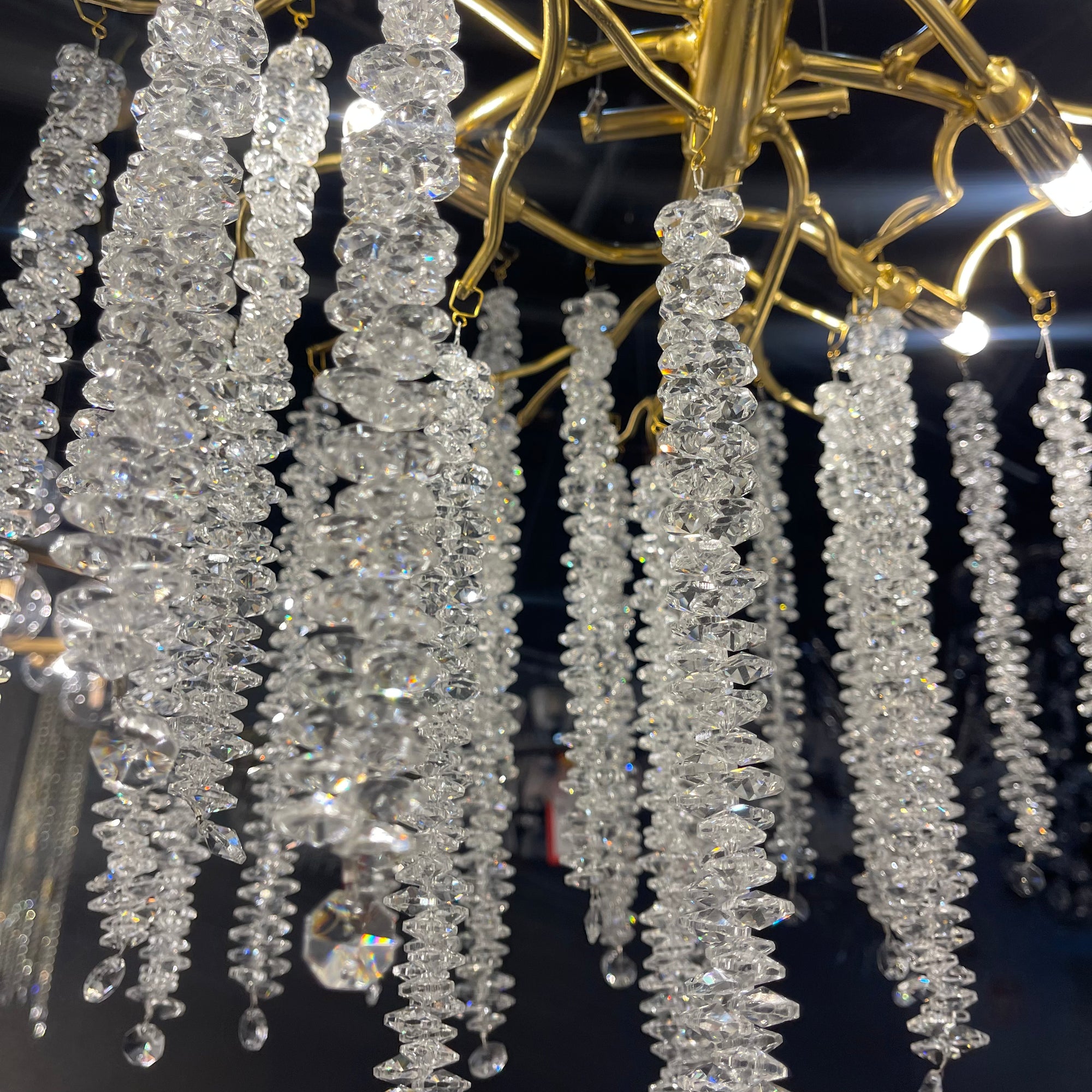 Branching Crystal Chandelier-konalight