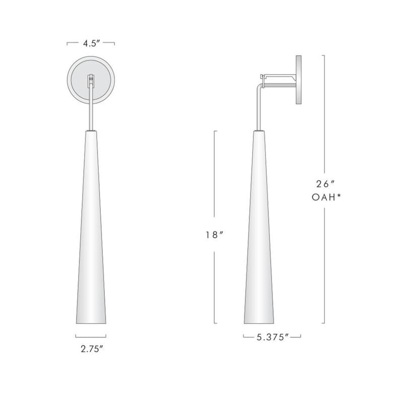 Apollin Crystal Small Wall Sconce Modern Wall Lamp-konalight