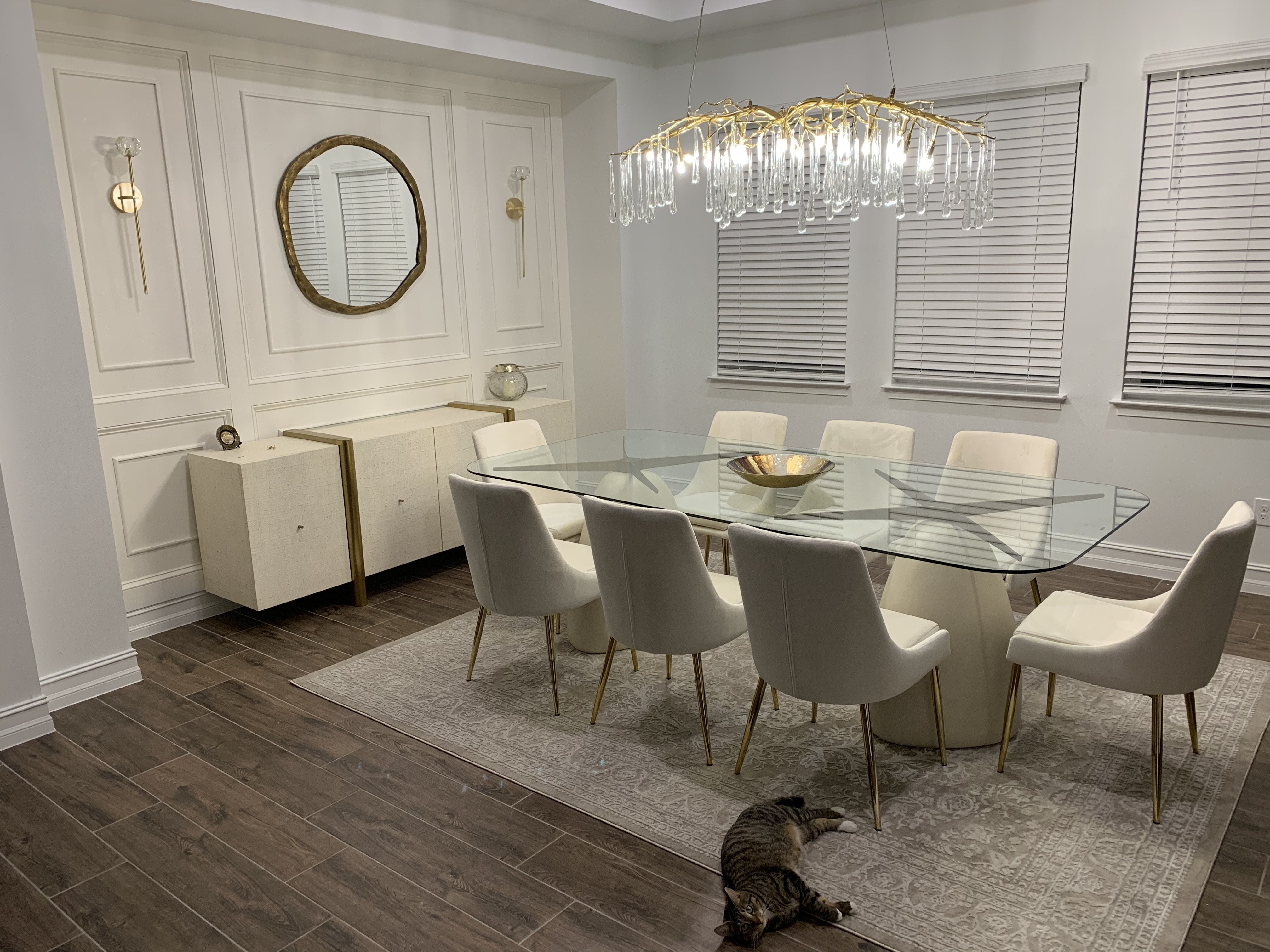 Branching Linear Organic Chandelier-konalight