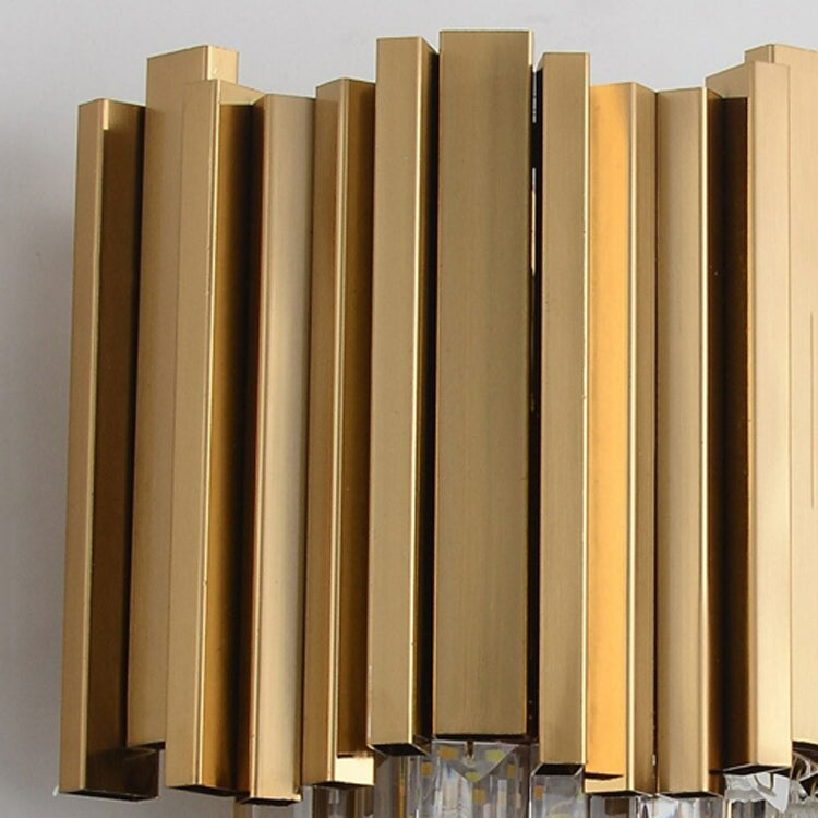 Eliana Brass Crystal Wall Sconce-konalight