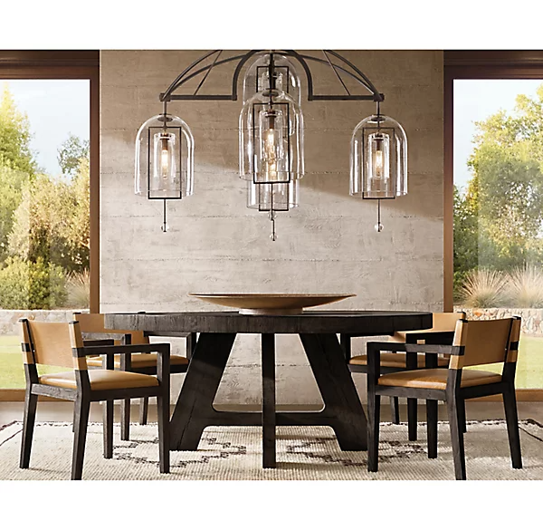 Fulcrum Round Chandelier 61" For Living Room-konalight