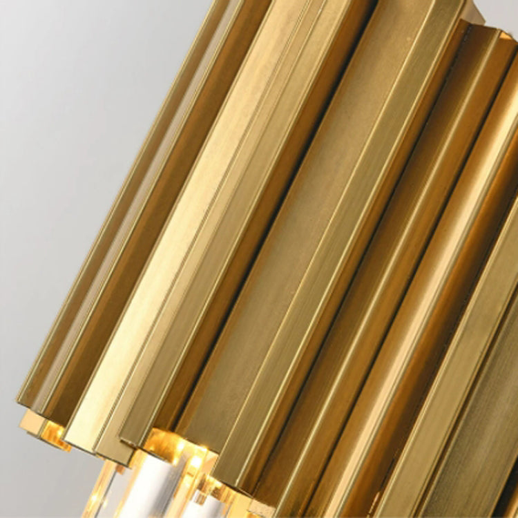 Eliana Brass Crystal Wall Sconce-konalight