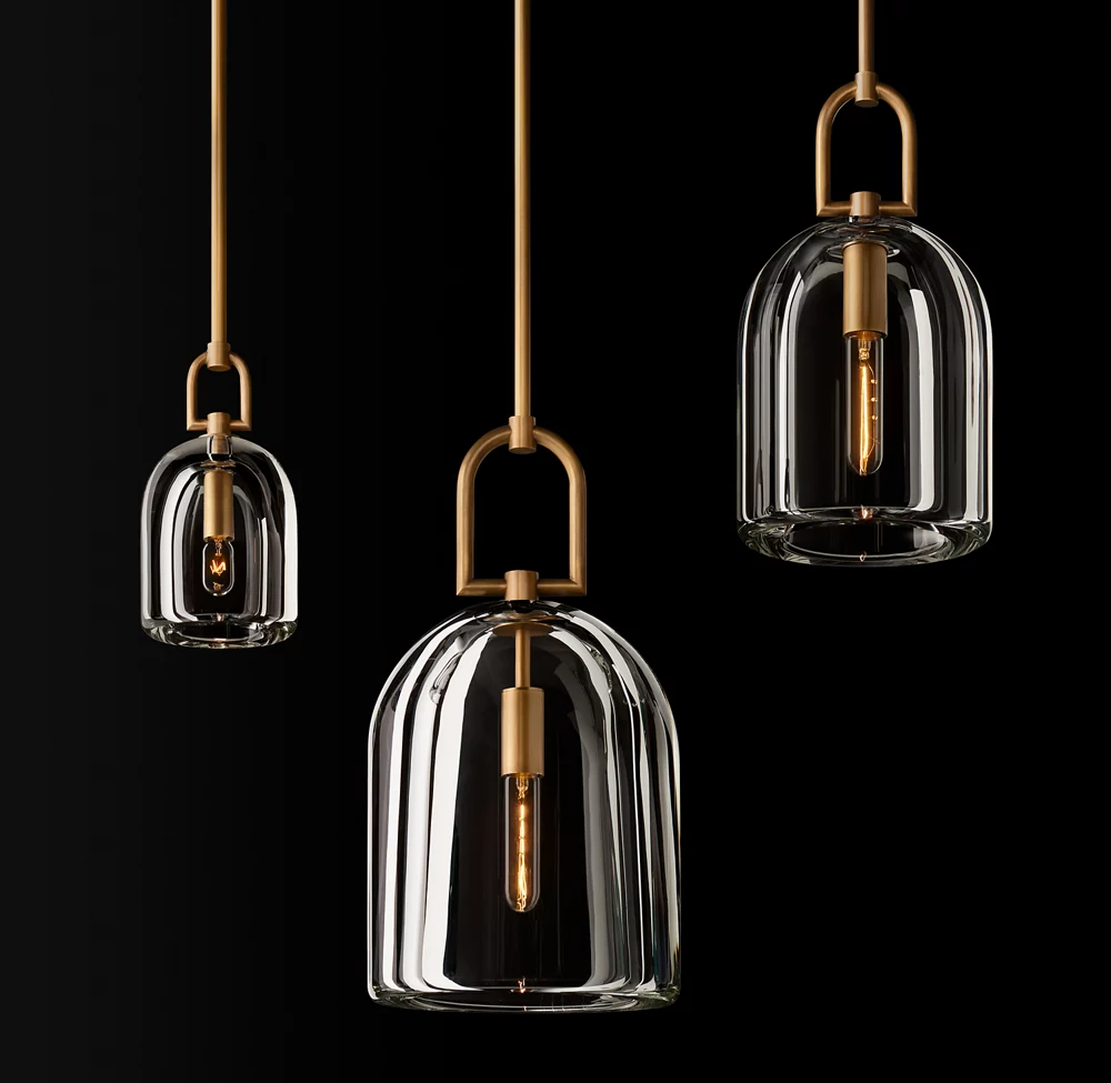 Botanist Cloche Pendant Light For Dinning Room 10"-konalight