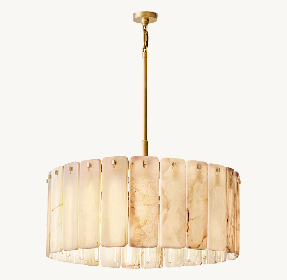 Clementine Onyx Round Chandelier 36"