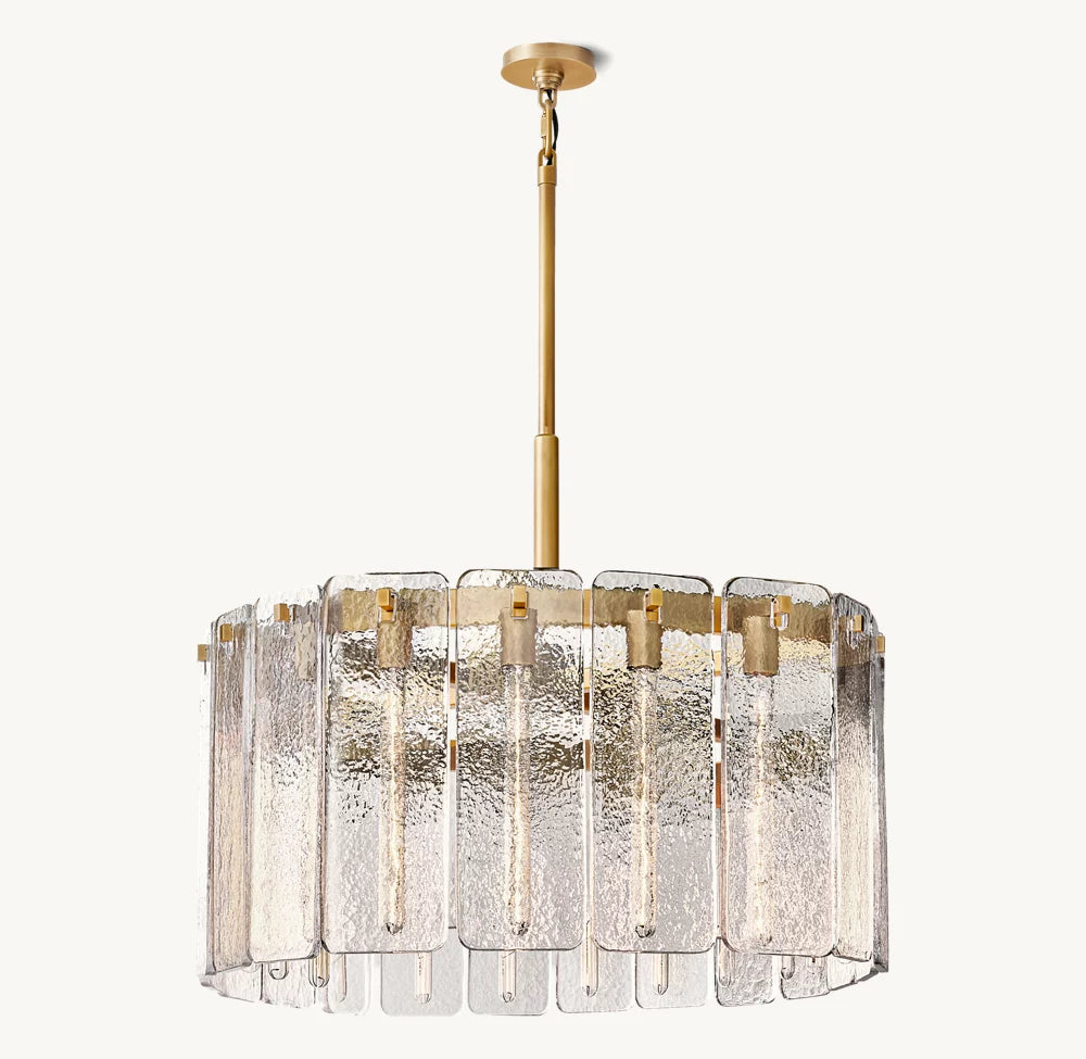 Clementine Glass Round Chandelier 36"