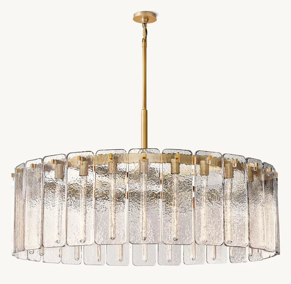Clementine Glass Round Chandelier 48"