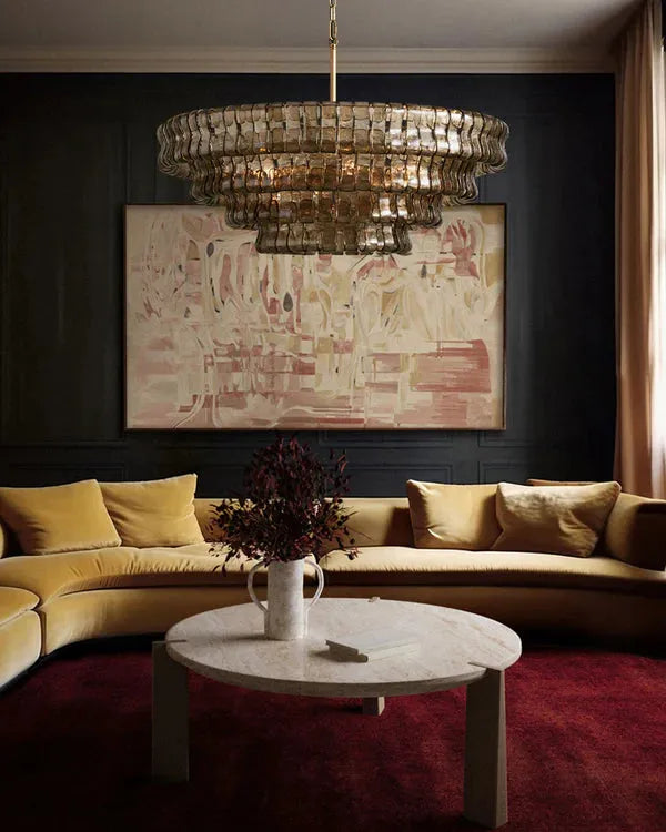 Ghiaccio Round Chandelier 24"36"48"60"