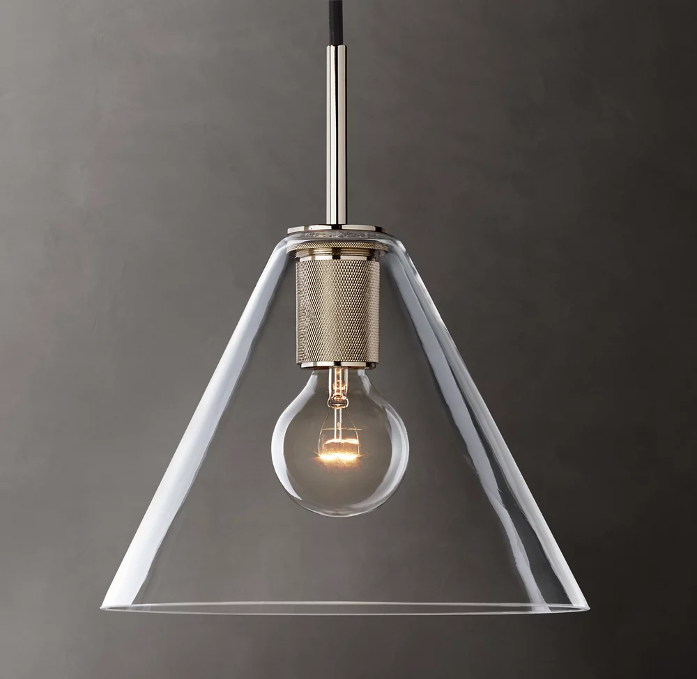 Utilitaire Shade Glass Pendant Light-konalight