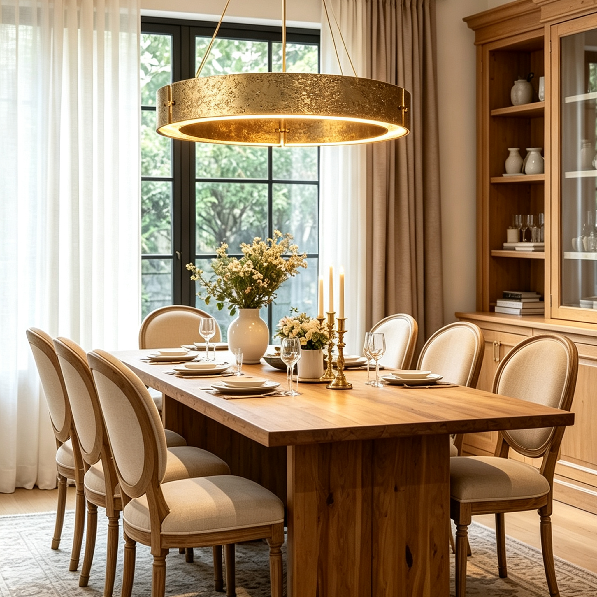 Vouvray Round Chandelier D 48"