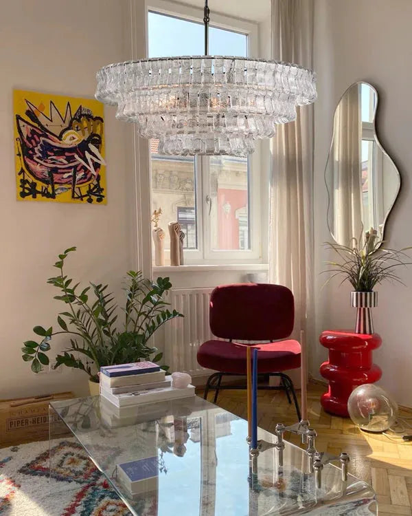 Ghiaccio Round Chandelier 24"36"48"60"