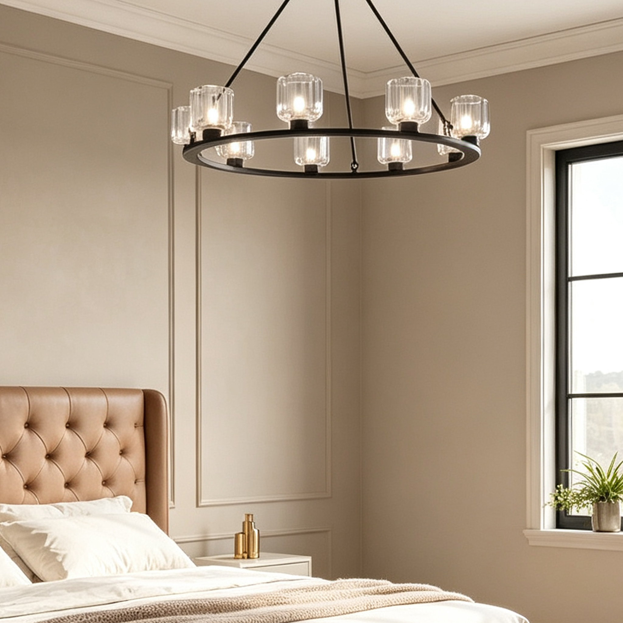 Demaret  Round Chandelier 48" for Living Room, Bedroom,Dining Room