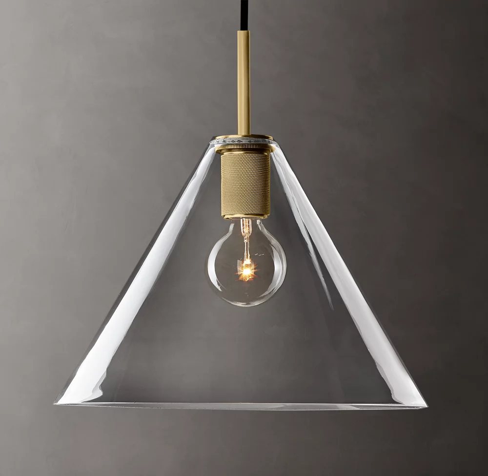 Utilitaire Shade Glass Pendant Light-konalight