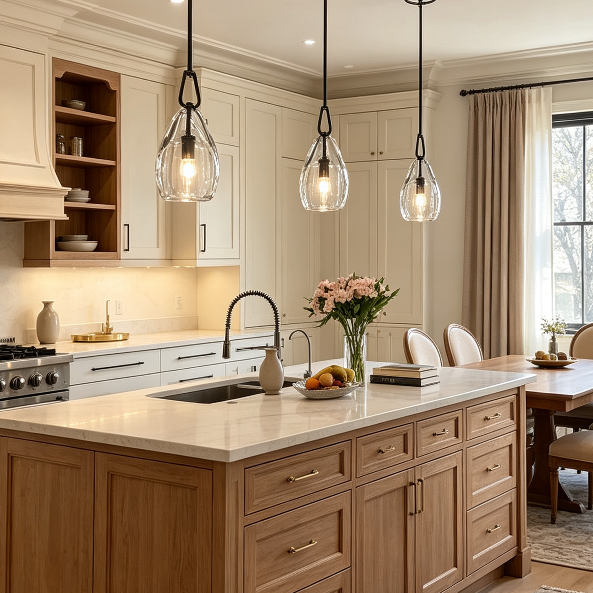 Botanist Flute Pendant Light For Dinning Room
