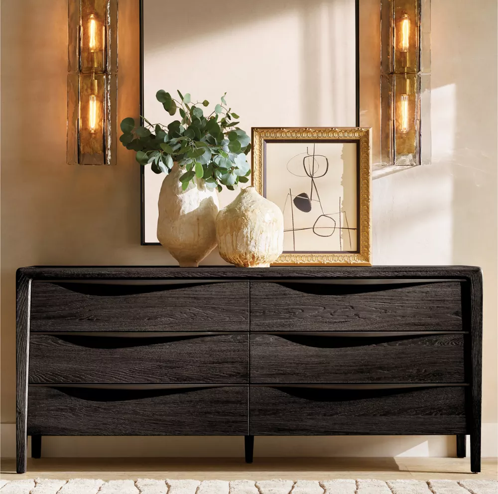 Lattice Smoke Glass Sconce 15" 30"