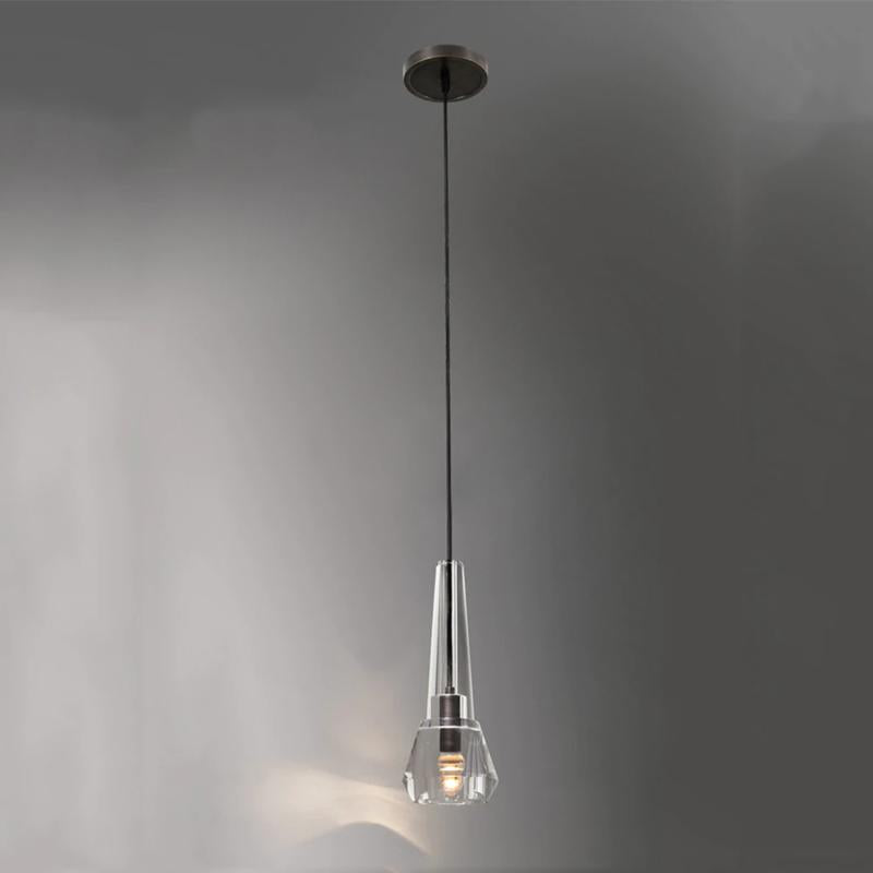 Apollin Lead Crystal Pendant Light For Kitchen Island Chandelier-konalight