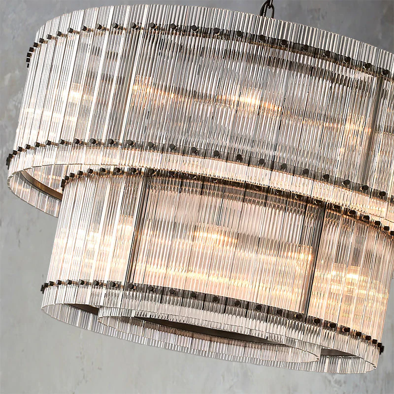 Hen Cbcro Modern 2-Tier luxury Round Chandelier 48"-konalight