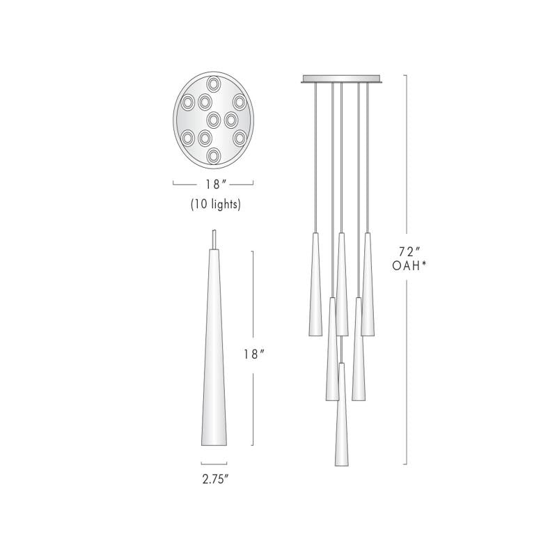 Apollin Round Crystal Chandelier For Kitchen Island Chandelier-konalight