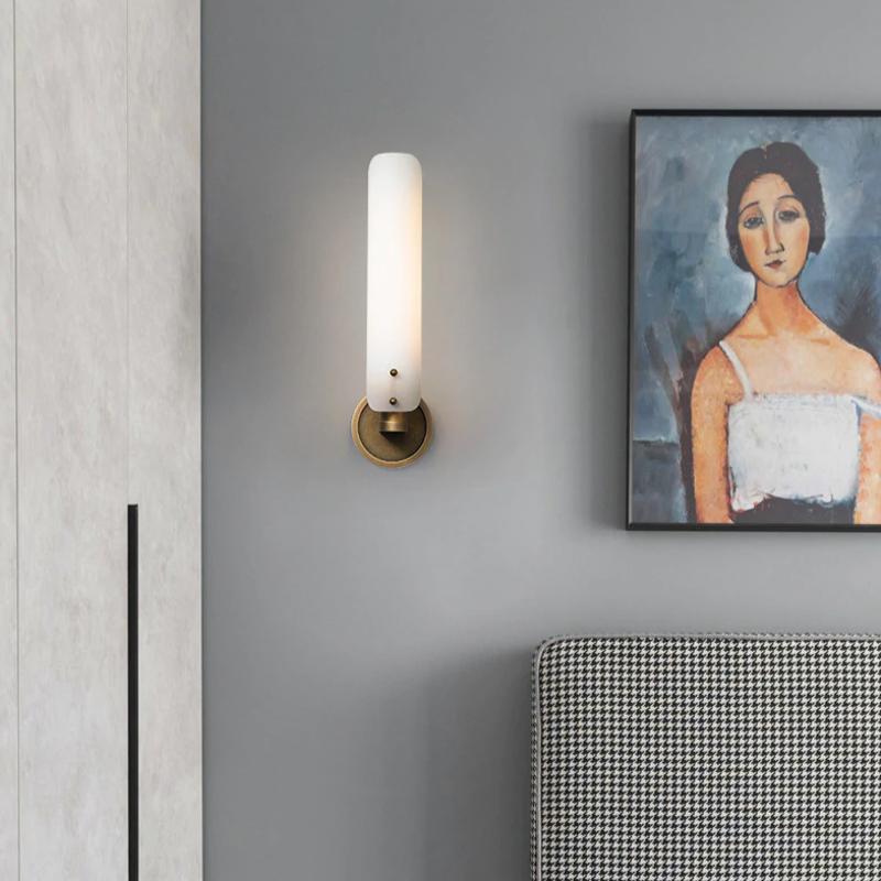 Montfaucon Post-modern Light Luxury Glass Wall Sconce(Single)-konalight