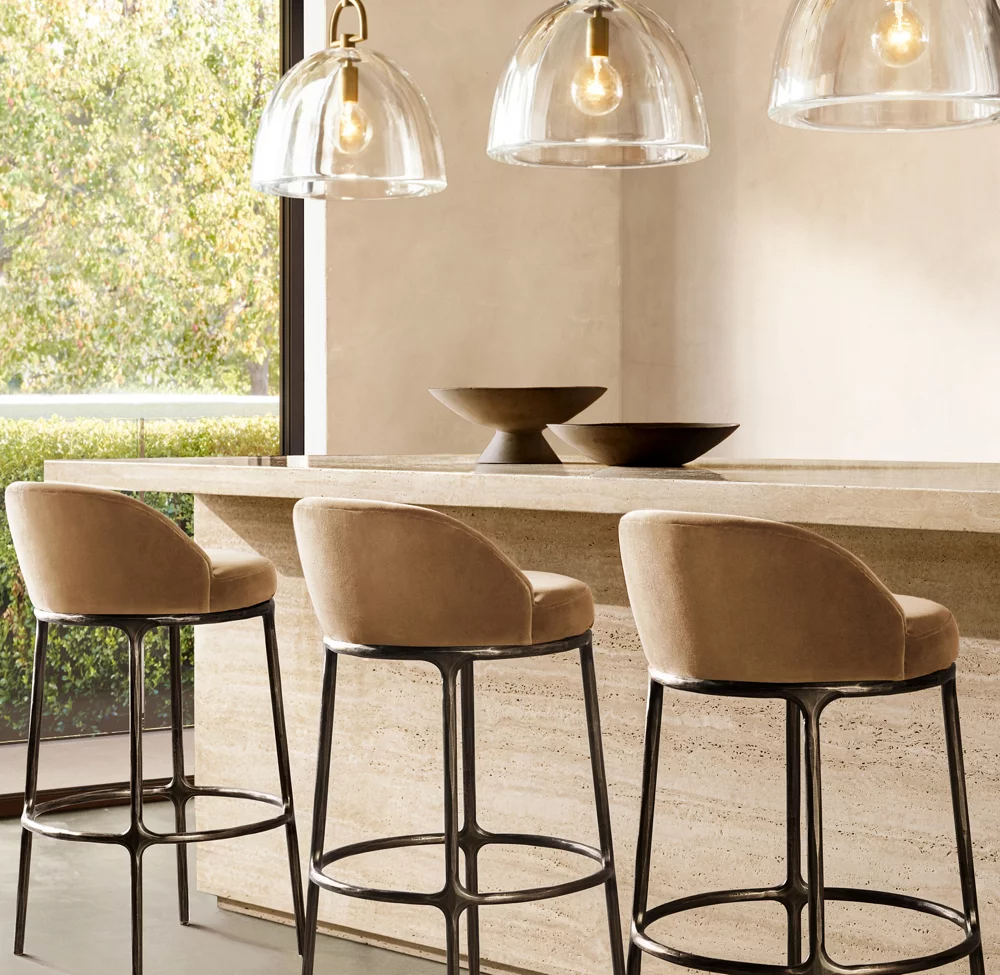 Botanist Dome Crystal Pendant Light-konalight