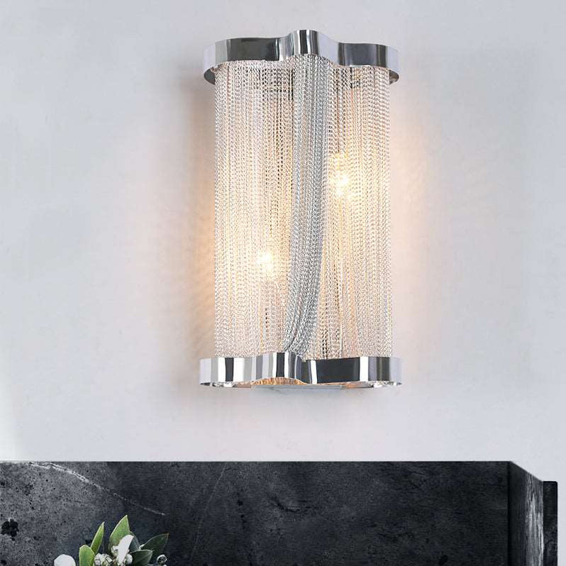 Tassel Aluminum Chain Wall Sconce Style 2-konalight