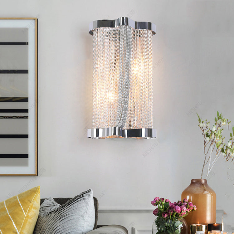 Tassel Aluminum Chain Wall Sconce Style 2-konalight