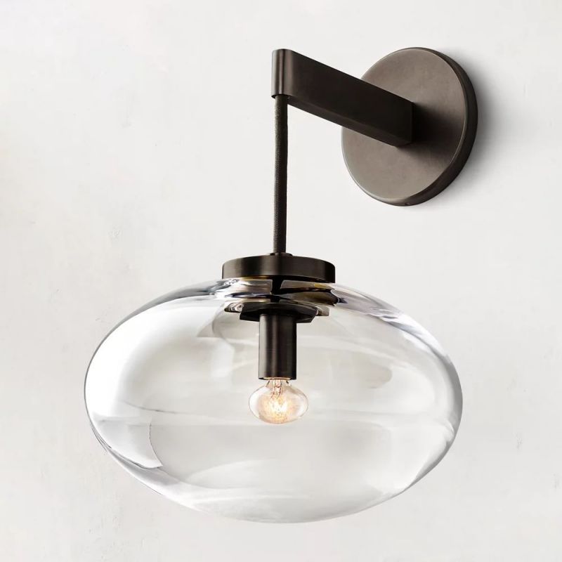 Cabrette Globe Wall Sconce-konalight