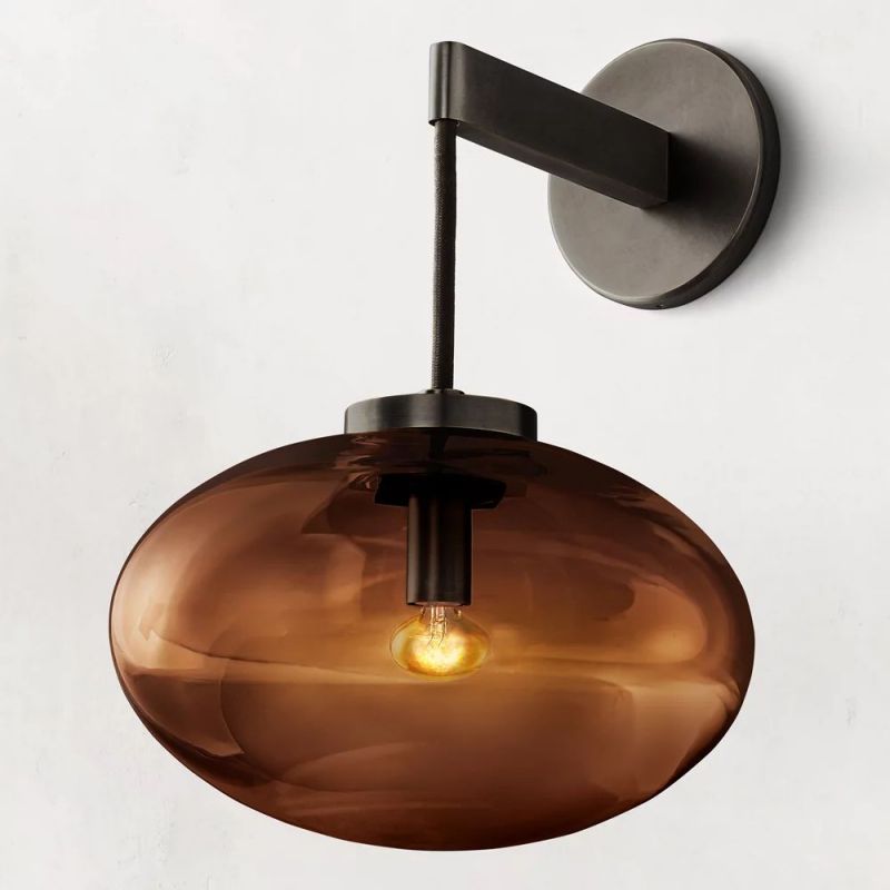 Cabrette Globe Wall Sconce-konalight