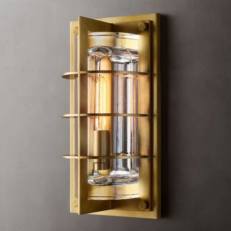 Vicomte Outdoor Modern Grand Wall Sconce-konalight