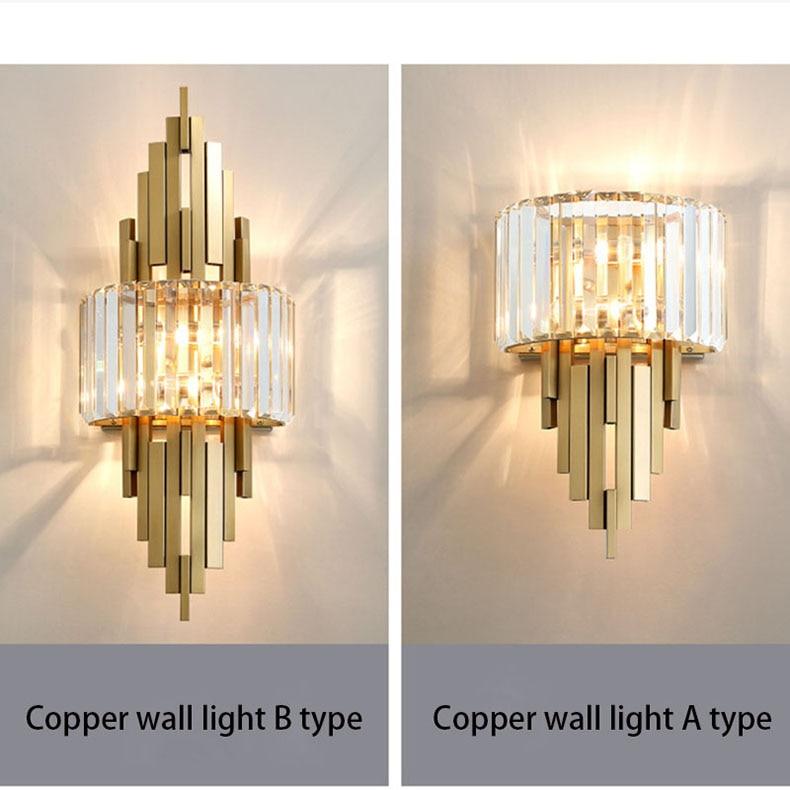 Eliana Crystal Wall Sconce A/B style-konalight