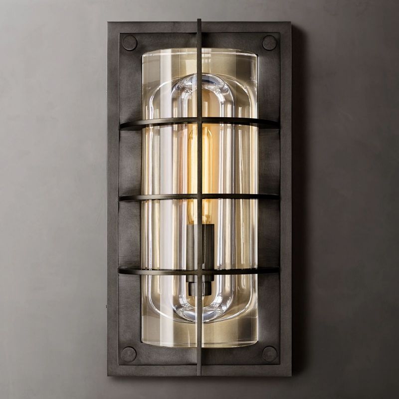 Vicomte Outdoor Modern Grand Wall Sconce-konalight