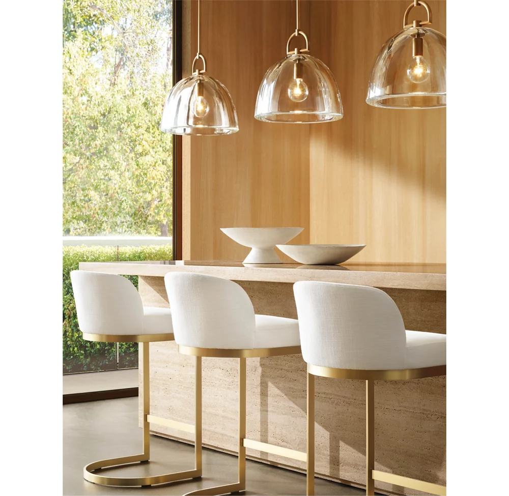 Botanist Dome Crystal Pendant Light-konalight