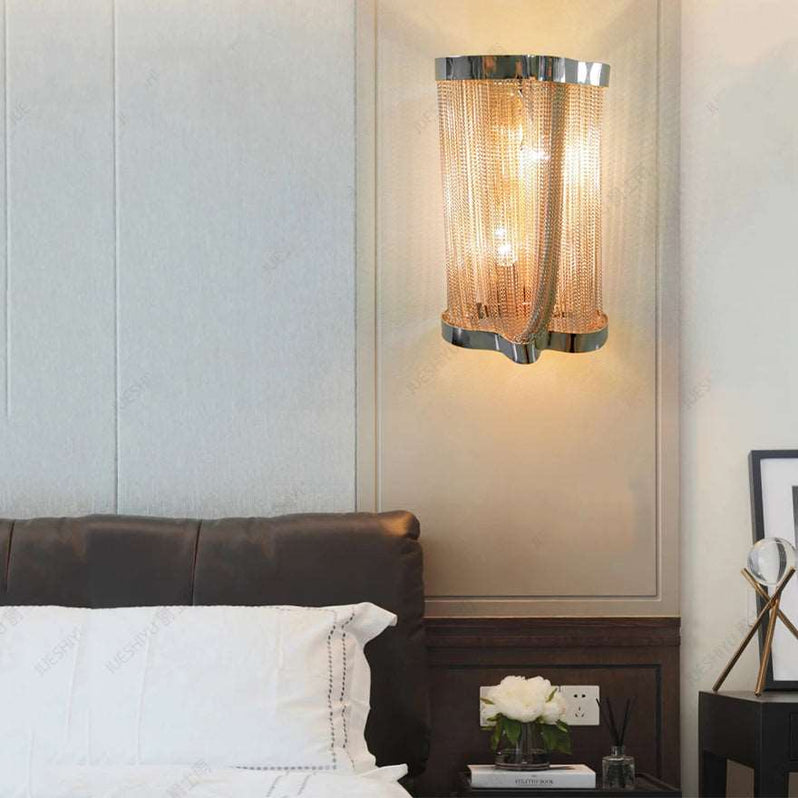 Tassel Aluminum Chain Wall Sconce Style 2-konalight