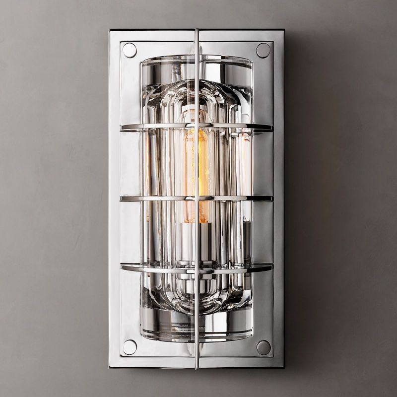 Vicomte Outdoor Modern Grand Wall Sconce-konalight