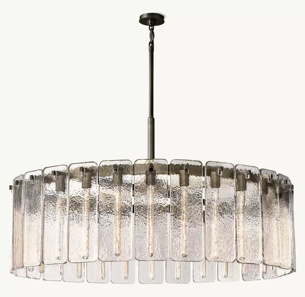 Clementine Glass Round Chandelier 48"