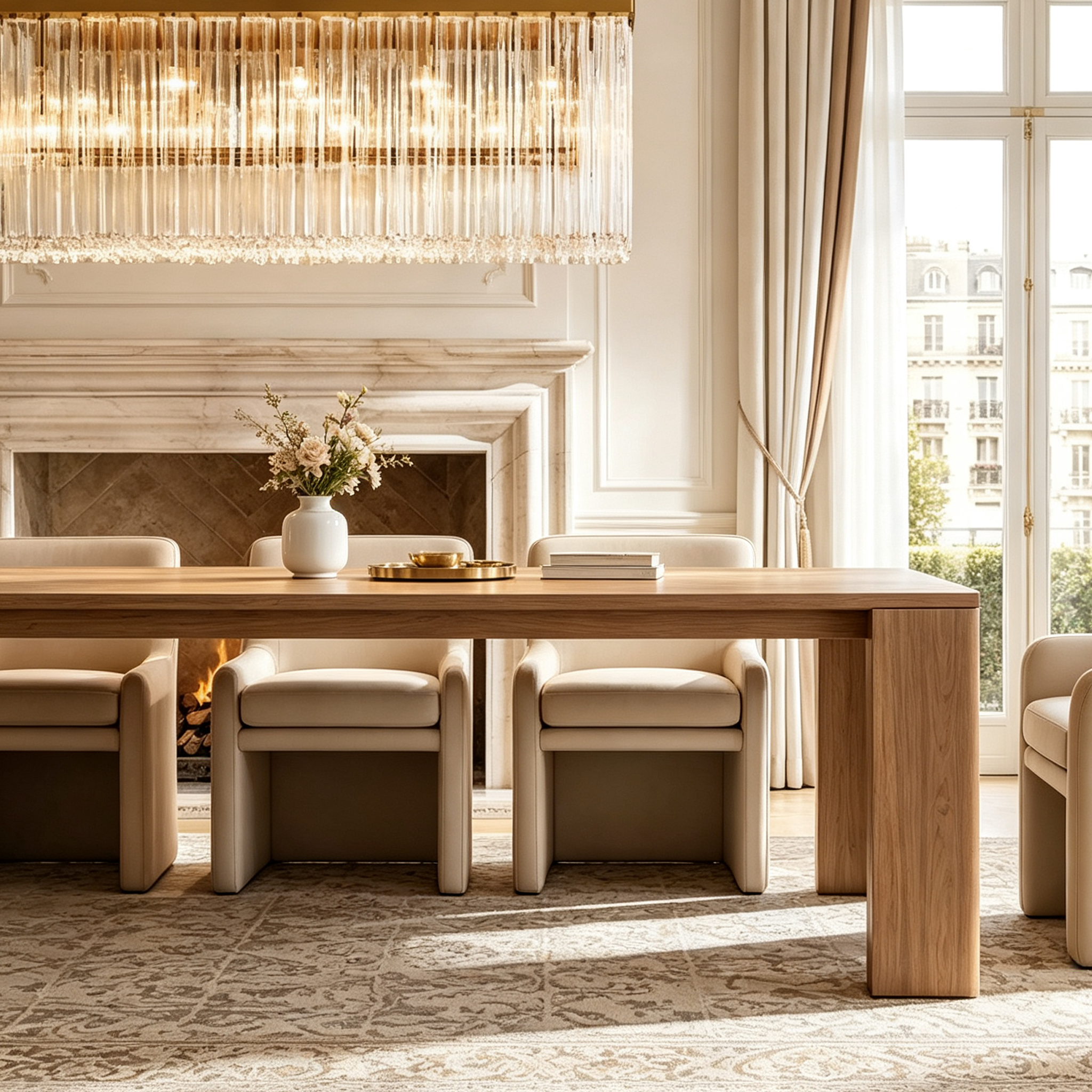 Cielo Linear Chandelier 72" For Living Room