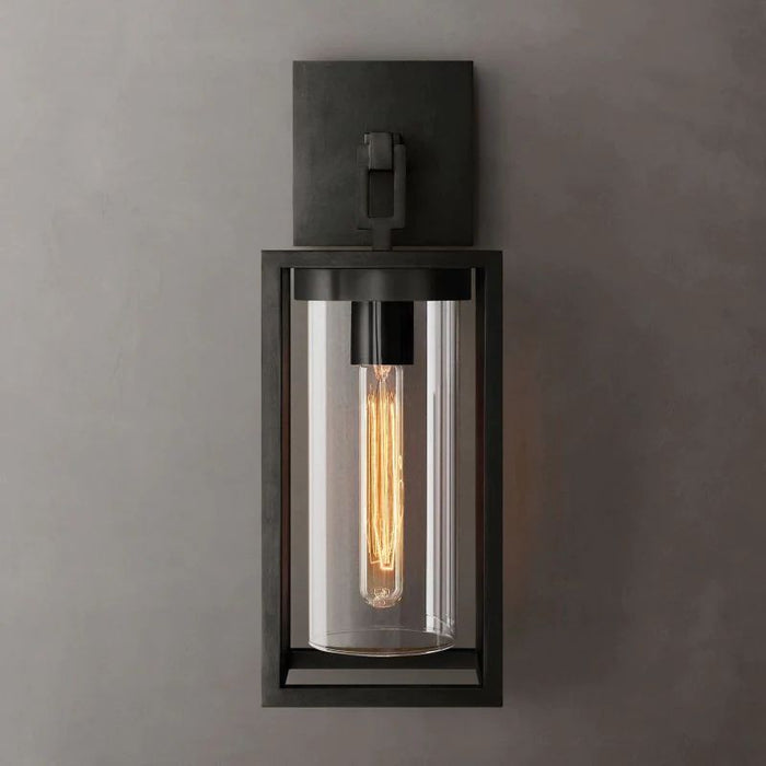 Devaux Square Outdoor Wall Sconce-konalight