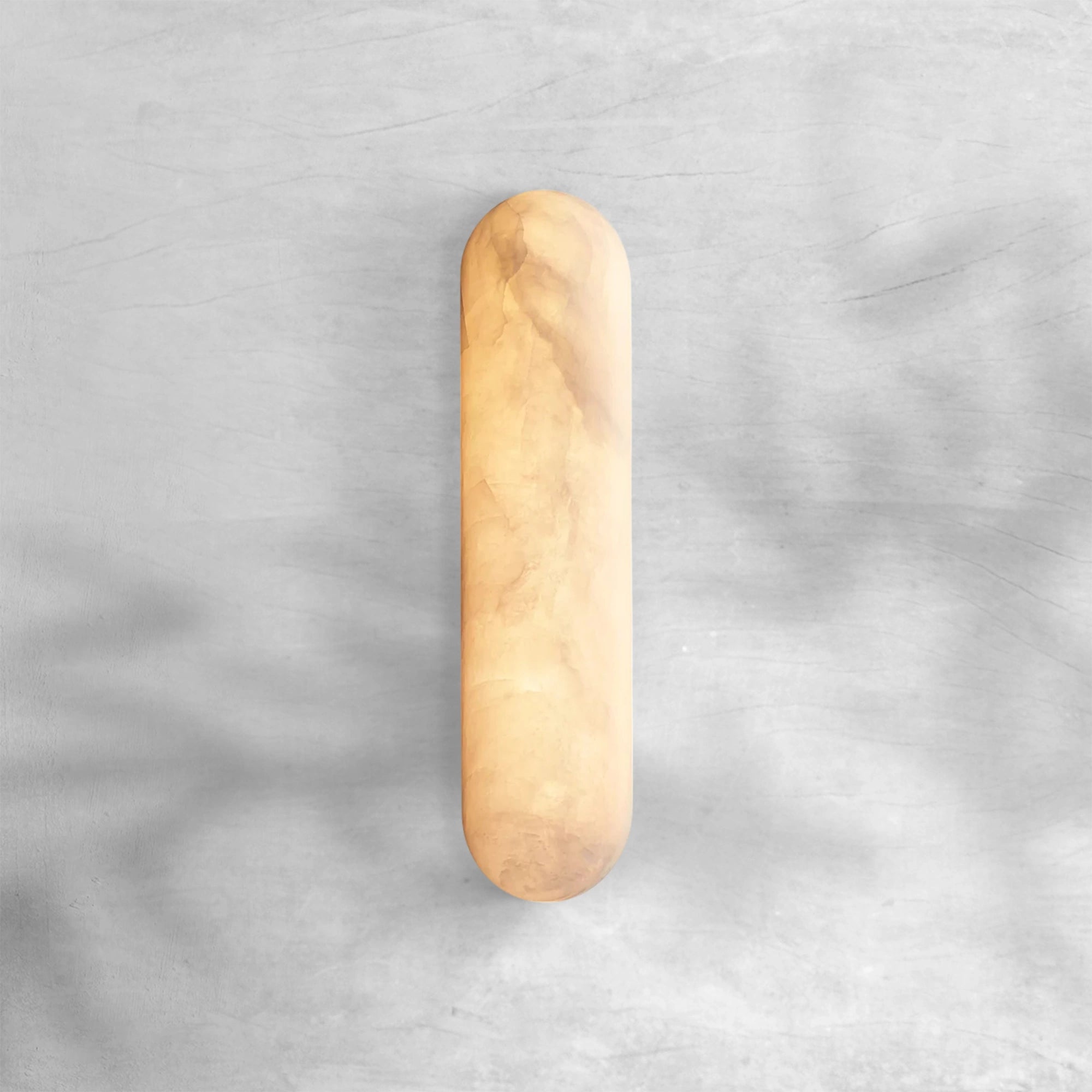 Rim Lisse Alabaster Sconce 14" 18" 24"