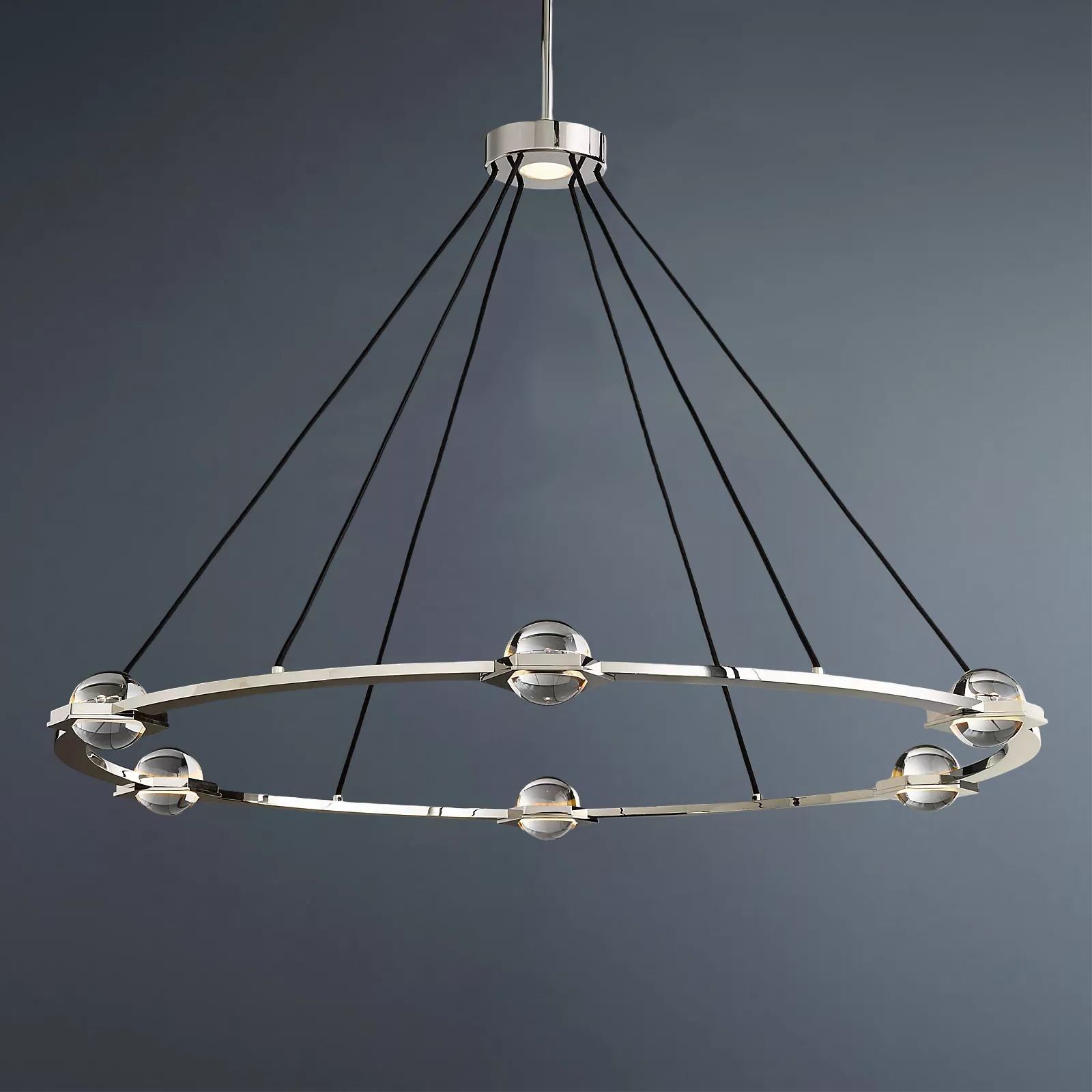 Éclatant Vintage Round Chandelier 48"-konalight