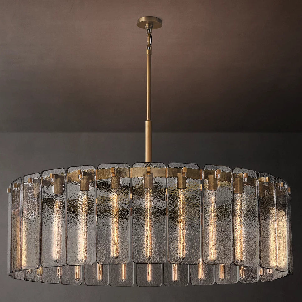 Clementine Glass Round Chandelier 48"