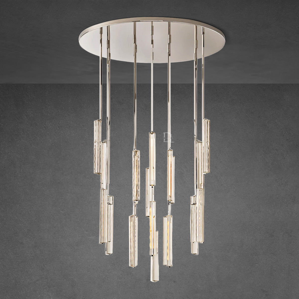 Audobon Crystal Round Chandelier 56"