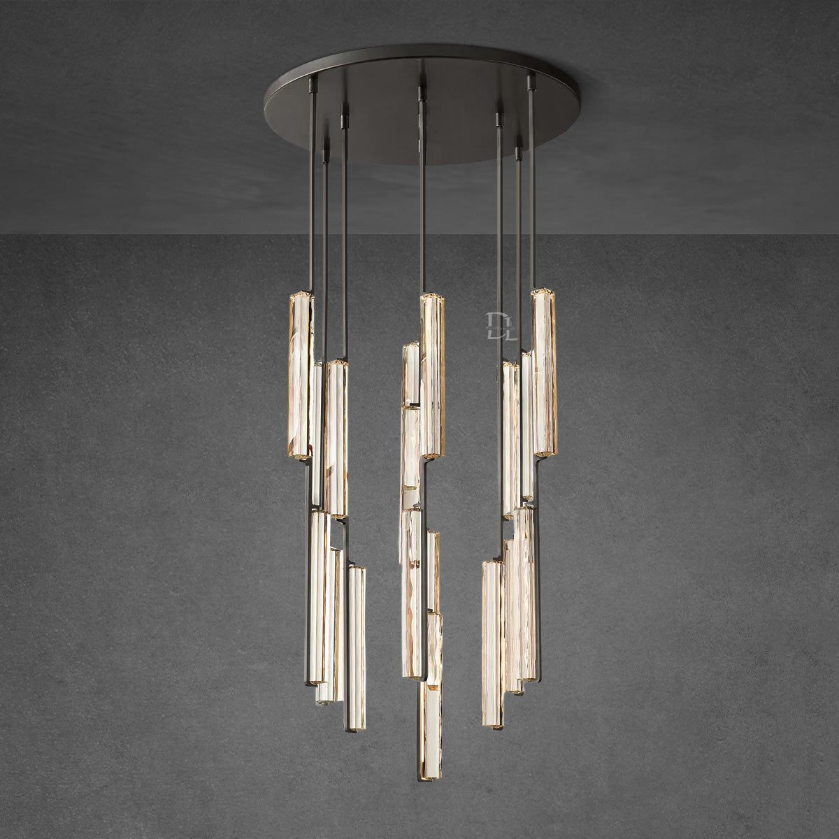 Audobon Crystal Round Chandelier 40"