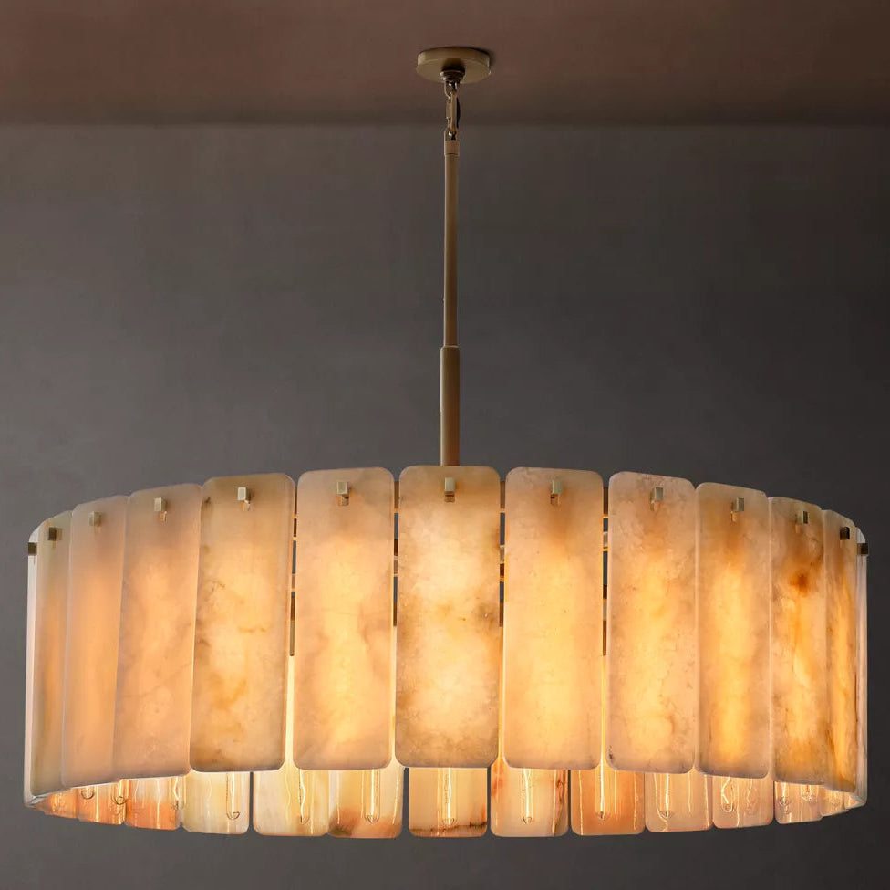 Clementine Onyx Round Chandelier 48"