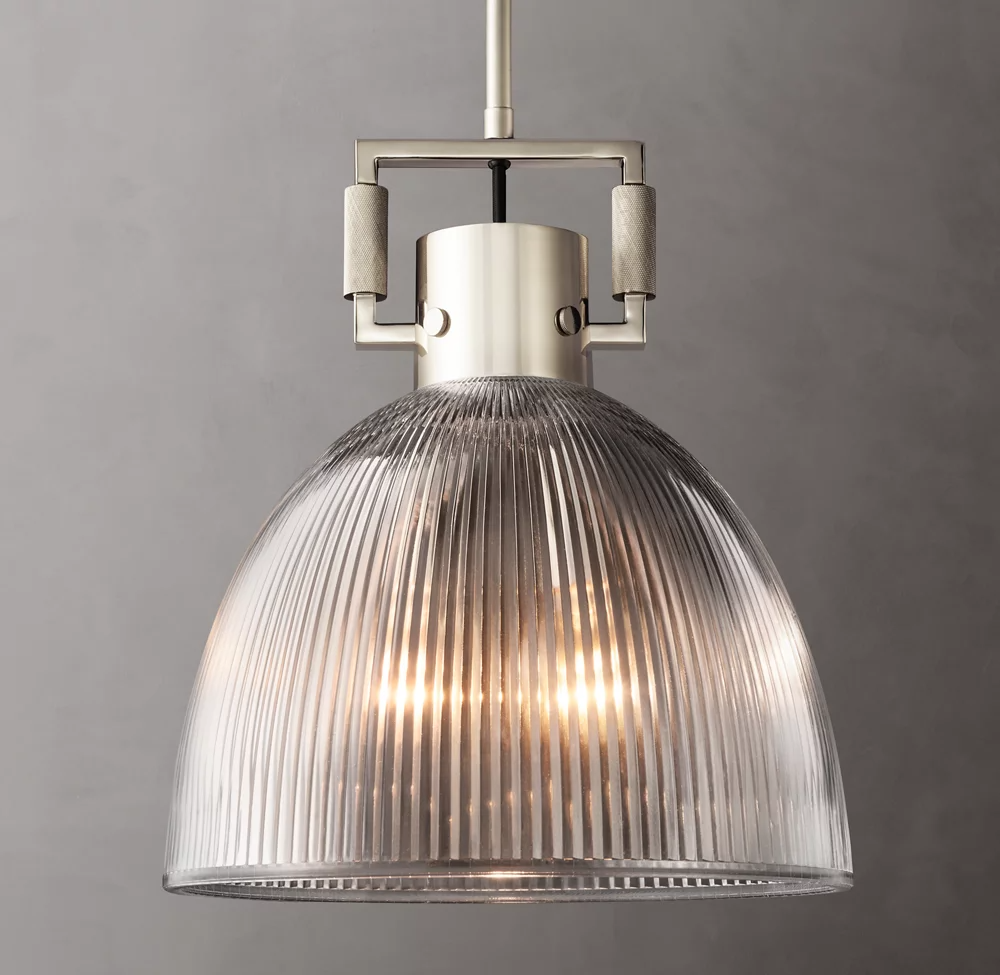 Machinist Prismatic Glass Shade Pendant Lamp-konalight
