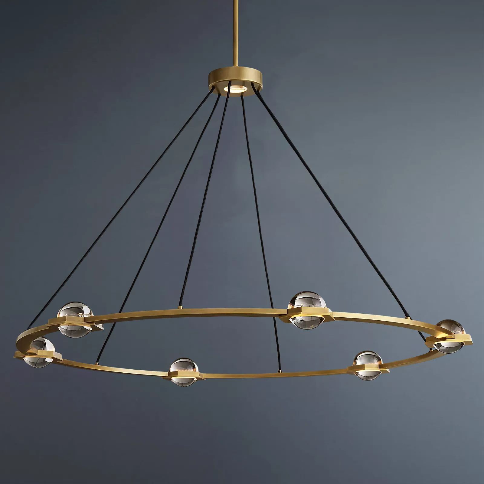 Éclatant Vintage Round Chandelier 48"-konalight