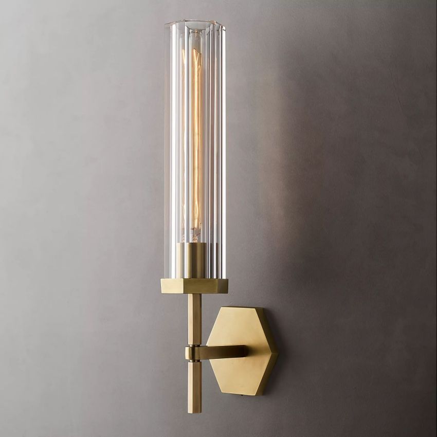Bamcee Single Head Long Wall Sconce 19"H Modern Wall Lamp-konalight