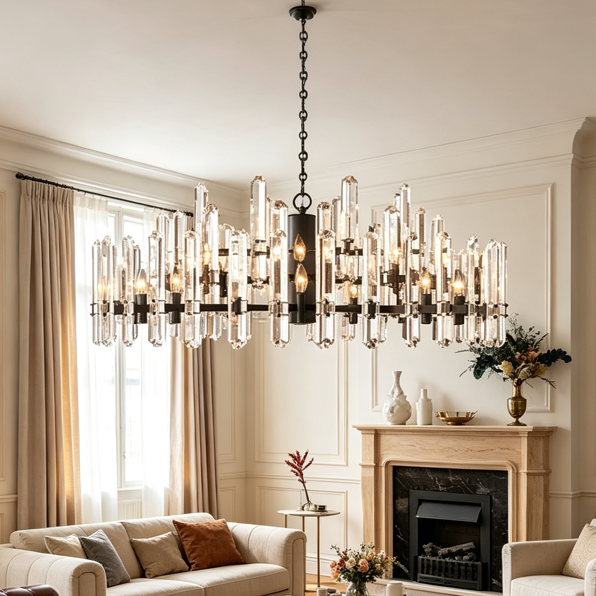 Bonnington Round Chandelier 48"